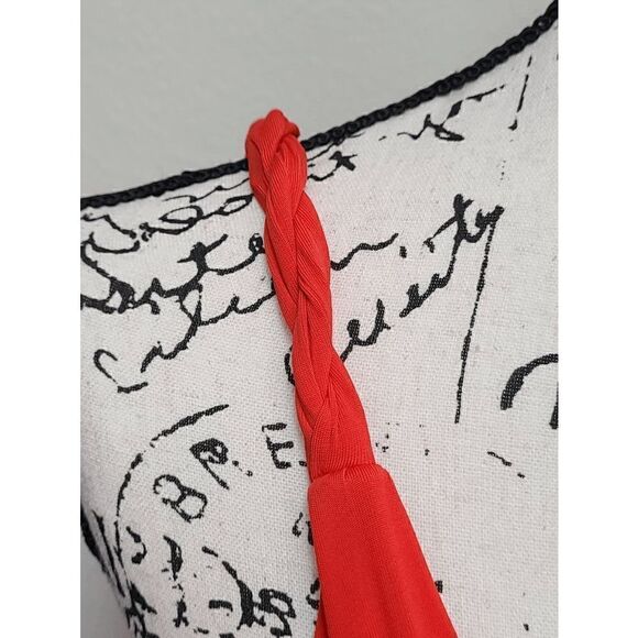 🧡 BEBE Twist Skirt Asymmetrical Hem Grecian Goddess Orange Dress Size XXS/TTP - Picture 10 of 12